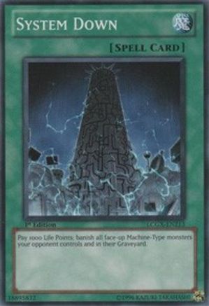 System Down (LCGX-EN213) - Legendary Collection 2 Unlimited - Premium Yugioh Single from Konami - Just $0.44! Shop now at Game Crave Tournament Store