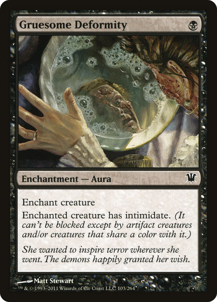 Gruesome Deformity (ISD-103) - Innistrad Foil - Premium MTG Single from Wizards of the Coast - Just $0.27! Shop now at Game Crave Tournament Store