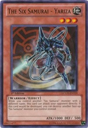 The Six Samurai - Yariza (LCGX-EN229) - Legendary Collection 2 1st Edition - Premium Yugioh Single from Konami - Just $0.25! Shop now at Game Crave Tournament Store