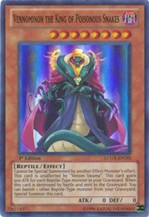 Vennominon the King of Poisonous Snakes (LCGX-EN192) - Legendary Collection 2 1st Edition - Premium Yugioh Single from Konami - Just $0.29! Shop now at Game Crave Tournament Store