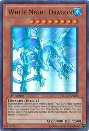 White Night Dragon (LCGX-EN205) - Legendary Collection 2 1st Edition - Premium Yugioh Single from Konami - Just $1.82! Shop now at Game Crave Tournament Store