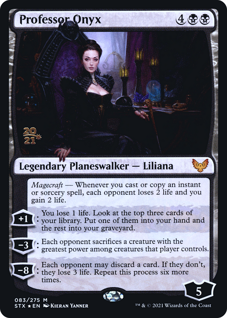 Professor Onyx (PSTX-83S) - Strixhaven: School of Mages Promos Foil - Premium MTG Single from Wizards of the Coast - Just $2.78! Shop now at Game Crave Tournament Store