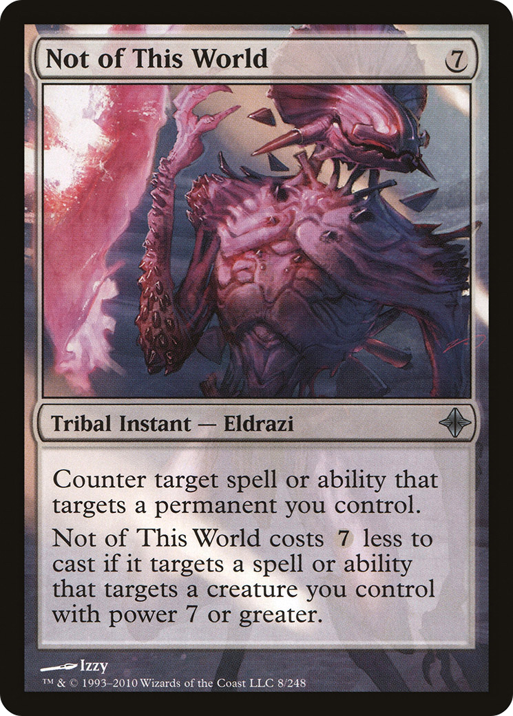 Not of This World (ROE-008) - Rise of the Eldrazi Foil - Premium MTG Single from Wizards of the Coast - Just $18.72! Shop now at Game Crave Tournament Store