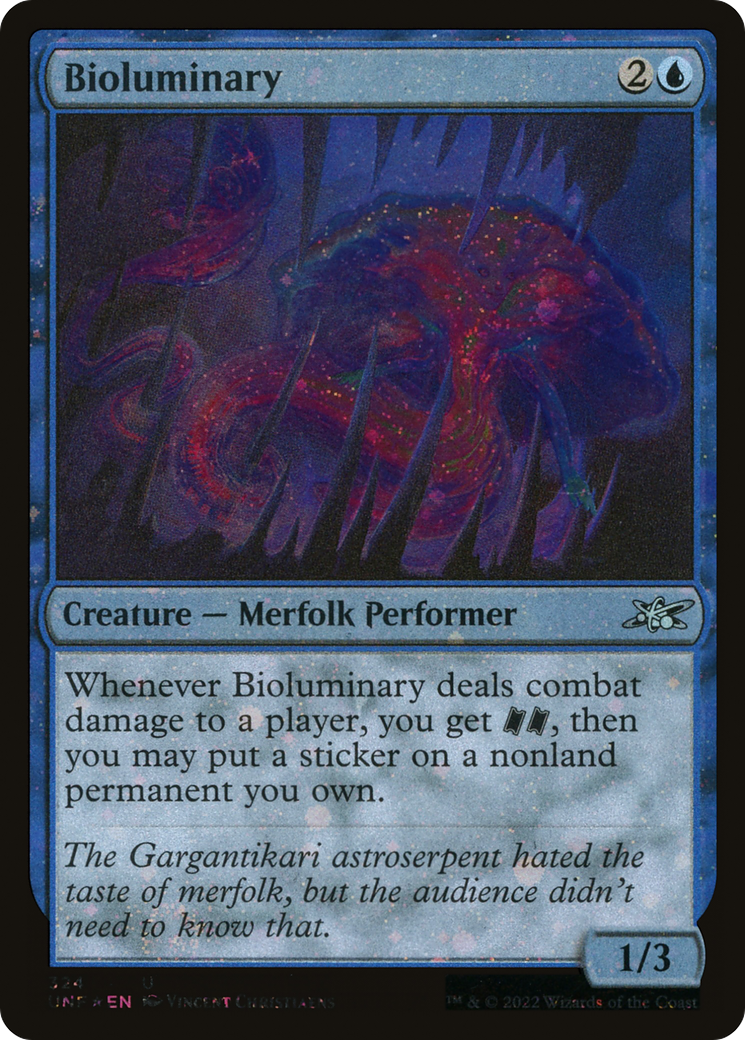 Bioluminary (UNF-324) - Unfinity Foil - Premium MTG Single from Wizards of the Coast - Just $0.09! Shop now at Game Crave Tournament Store
