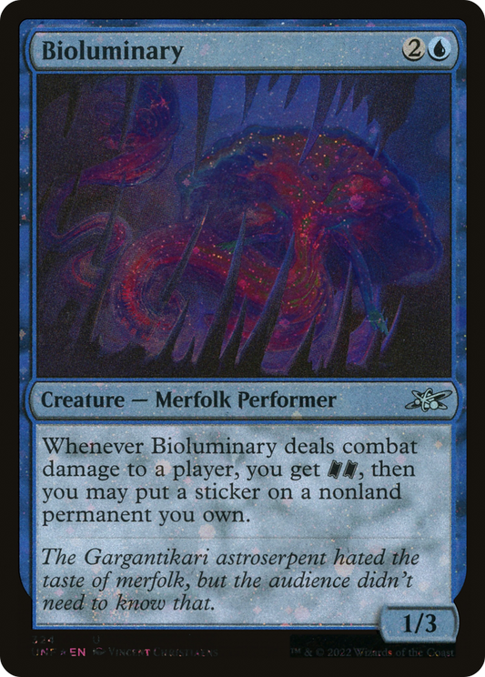 Bioluminary (UNF-324) - Unfinity Foil - Premium MTG Single from Wizards of the Coast - Just $0.09! Shop now at Game Crave Tournament Store