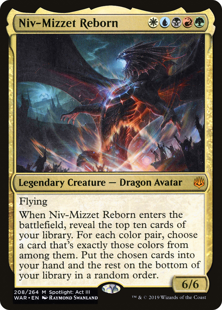Niv-Mizzet Reborn (WAR-208) - War of the Spark - Premium MTG Single from Wizards of the Coast - Just $0.57! Shop now at Game Crave Tournament Store