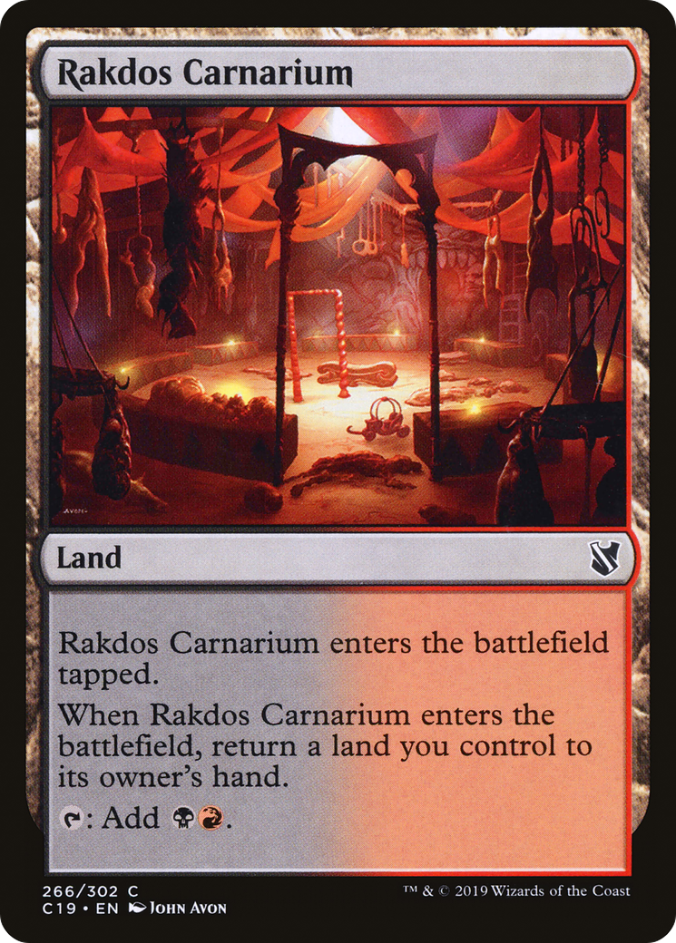Rakdos Carnarium (C19-266) - Commander 2019 - Premium MTG Single from Wizards of the Coast - Just $0.08! Shop now at Game Crave Tournament Store
