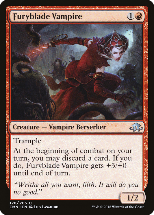 Furyblade Vampire (EMN-128) - Eldritch Moon - Premium MTG Single from Wizards of the Coast - Just $0.08! Shop now at Game Crave Tournament Store