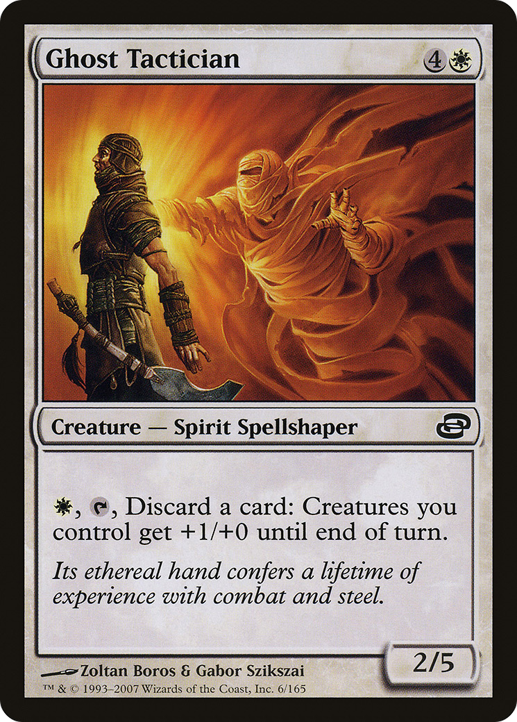 Ghost Tactician (PLC-006) - Planar Chaos - Premium MTG Single from Wizards of the Coast - Just $0.08! Shop now at Game Crave Tournament Store