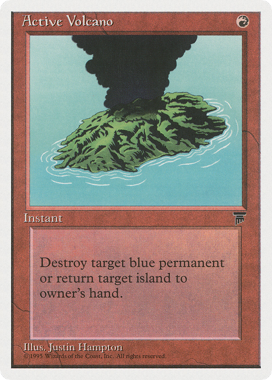 Active Volcano (CHR-043) - Chronicles - Premium MTG Single from Wizards of the Coast - Just $0.25! Shop now at Game Crave Tournament Store