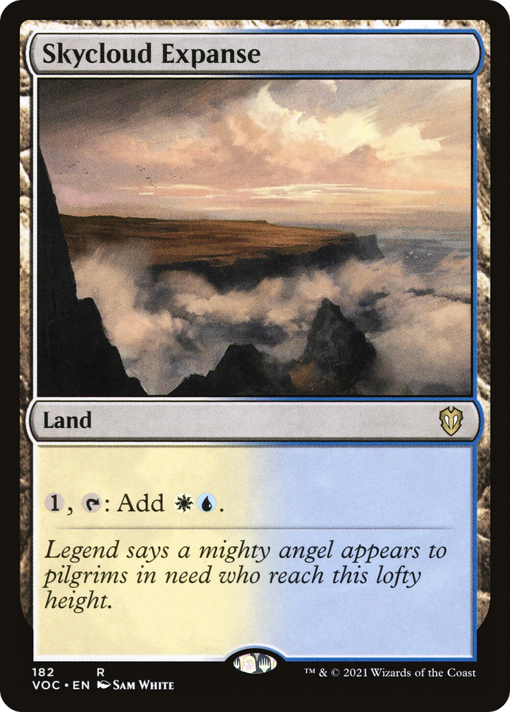 Skycloud Expanse (VOC-182) - Crimson Vow Commander - Premium MTG Single from Wizards of the Coast - Just $0.08! Shop now at Game Crave Tournament Store