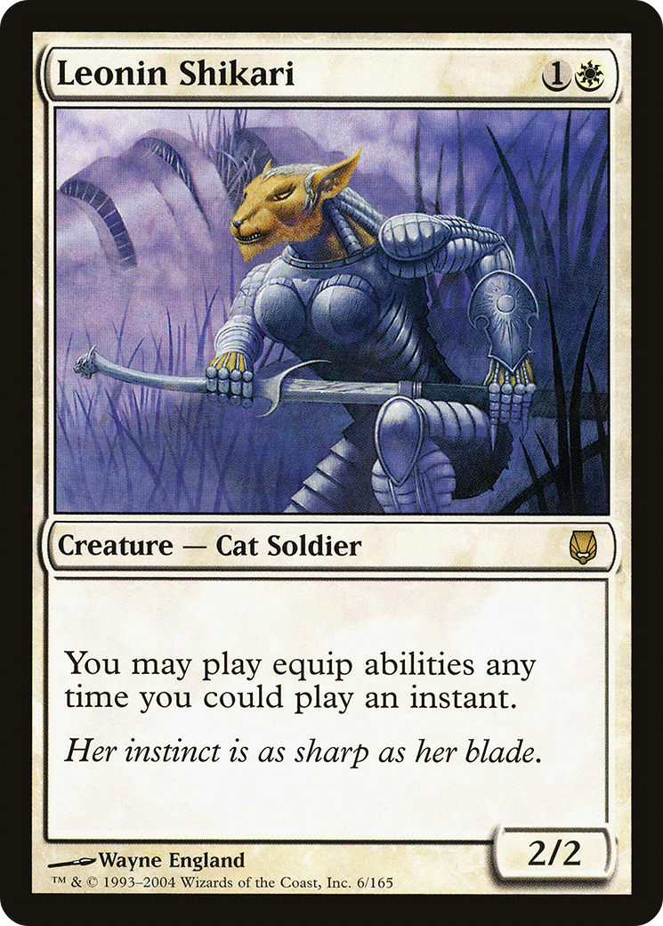 Leonin Shikari (DST-006) - Darksteel Foil - Premium MTG Single from Wizards of the Coast - Just $4.97! Shop now at Game Crave Tournament Store