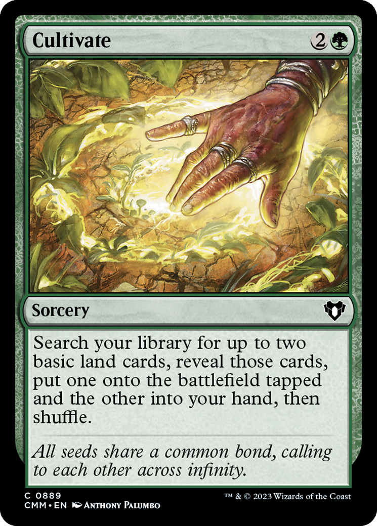 Cultivate (CMM-889) - Commander Masters - Premium MTG Single from Wizards of the Coast - Just $0.30! Shop now at Game Crave Tournament Store