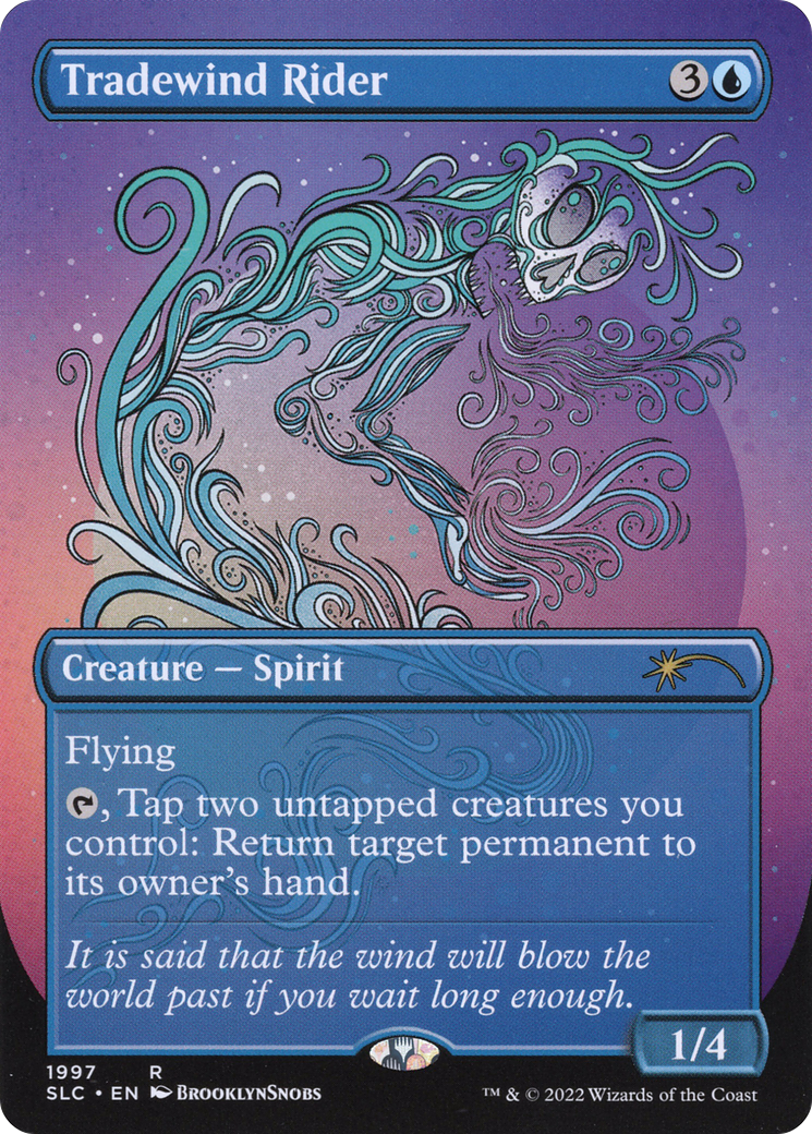 Tradewind Rider (SLC-1997) - Secret Lair 30th Anniversary Countdown Kit (Borderless) Foil - Premium MTG Single from Wizards of the Coast - Just $0.13! Shop now at Game Crave Tournament Store