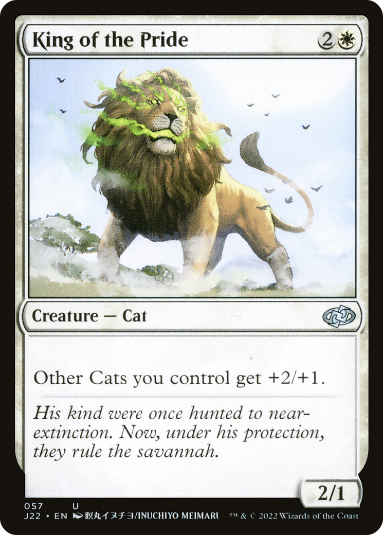 King of the Pride (J22-057) - Jumpstart 2022 - Premium MTG Single from Wizards of the Coast - Just $0.08! Shop now at Game Crave Tournament Store