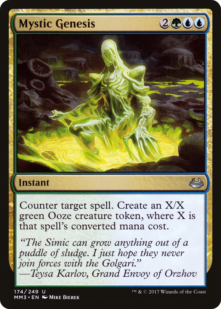 Mystic Genesis (MM3-174) - Modern Masters 2017 - Premium MTG Single from Wizards of the Coast - Just $0.08! Shop now at Game Crave Tournament Store