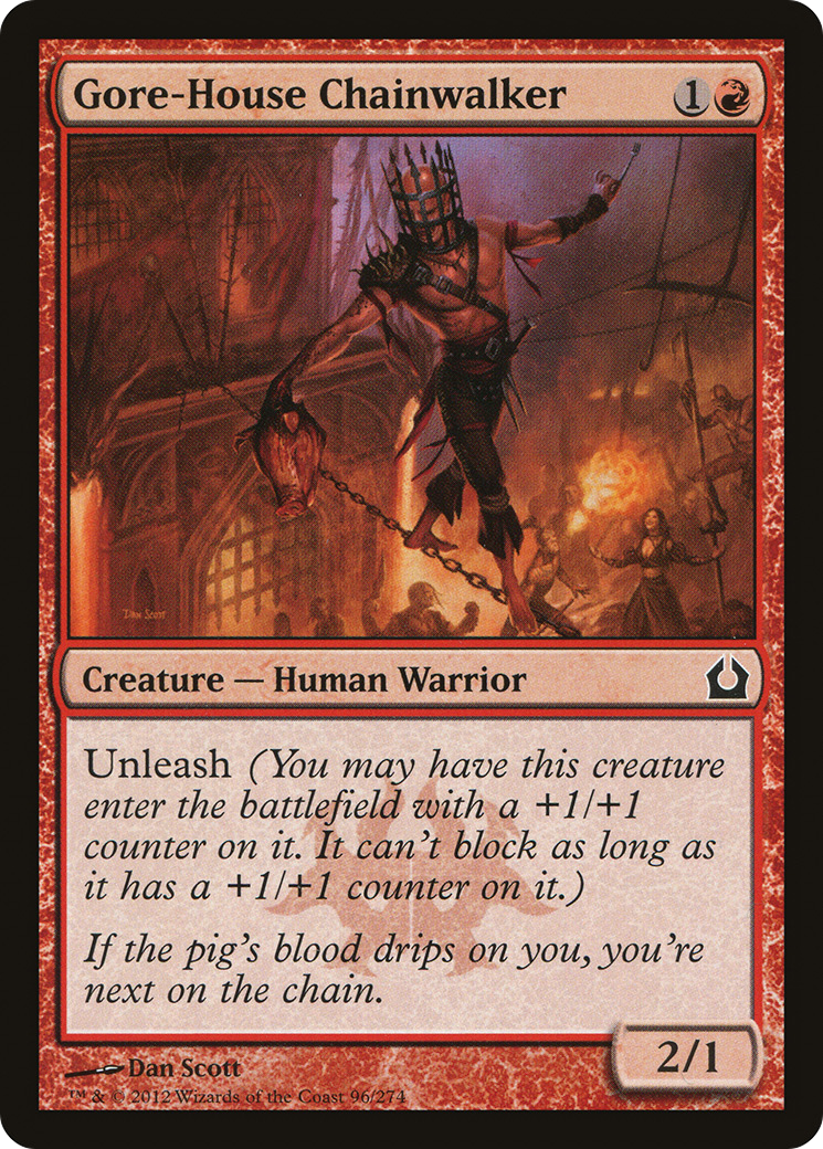 Gore-House Chainwalker (RTR-096) - Return to Ravnica Foil - Premium MTG Single from Wizards of the Coast - Just $0.08! Shop now at Game Crave Tournament Store
