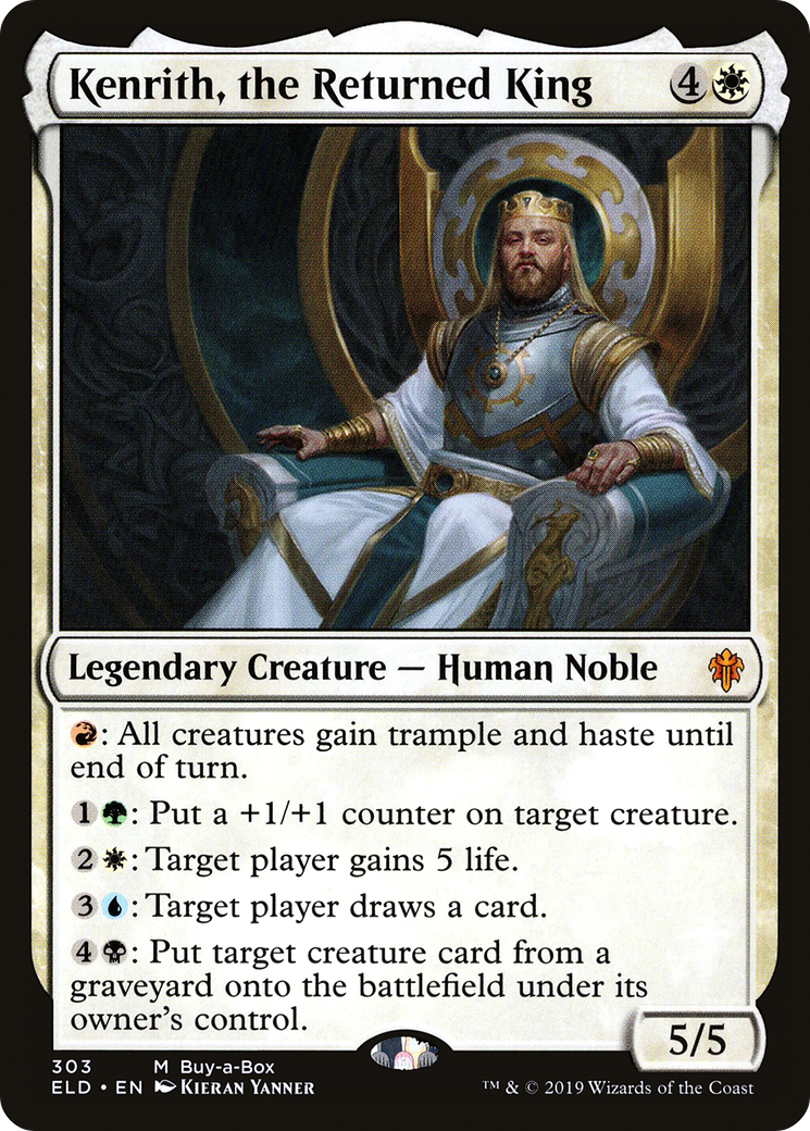 Kenrith, the Returned King (ELD-303) - Throne of Eldraine - Premium MTG Single from Wizards of the Coast - Just $0.49! Shop now at Game Crave Tournament Store