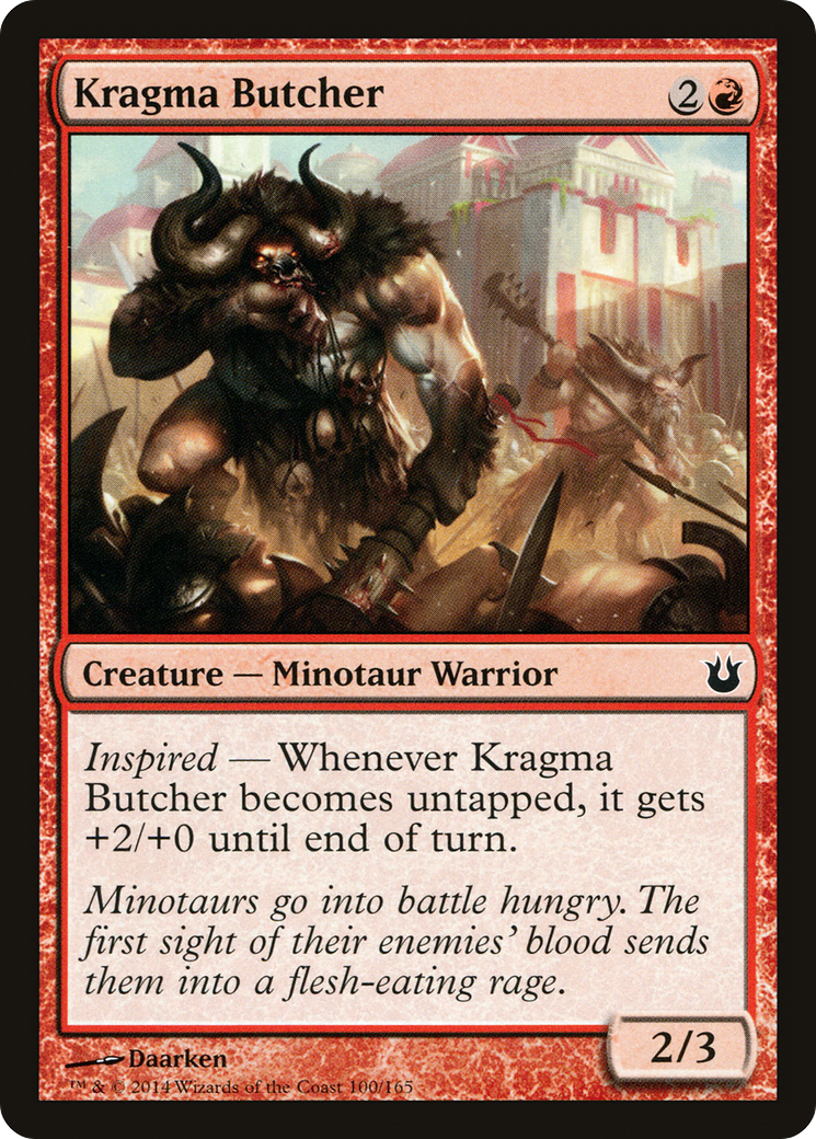 Kragma Butcher (BNG-100) - Born of the Gods Foil - Premium MTG Single from Wizards of the Coast - Just $0.10! Shop now at Game Crave Tournament Store