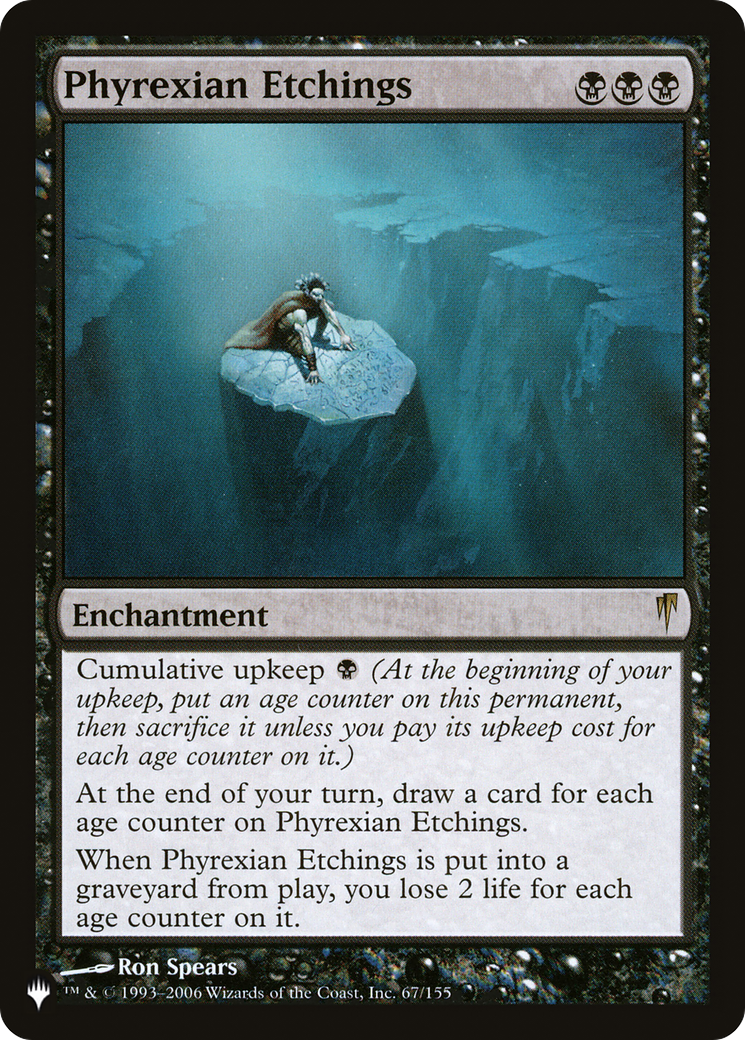 Phyrexian Etchings (PLIST-1044) - The List - Premium MTG Single from Wizards of the Coast - Just $0.25! Shop now at Game Crave Tournament Store