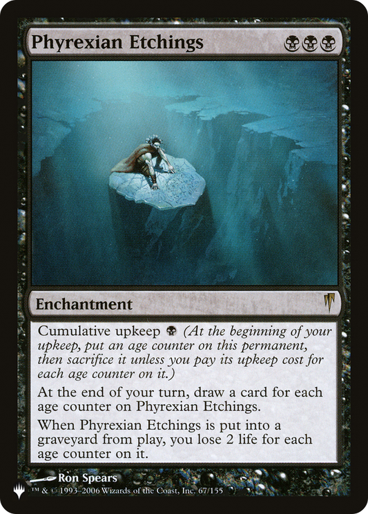 Phyrexian Etchings (PLIST-1044) - The List - Premium MTG Single from Wizards of the Coast - Just $0.25! Shop now at Game Crave Tournament Store
