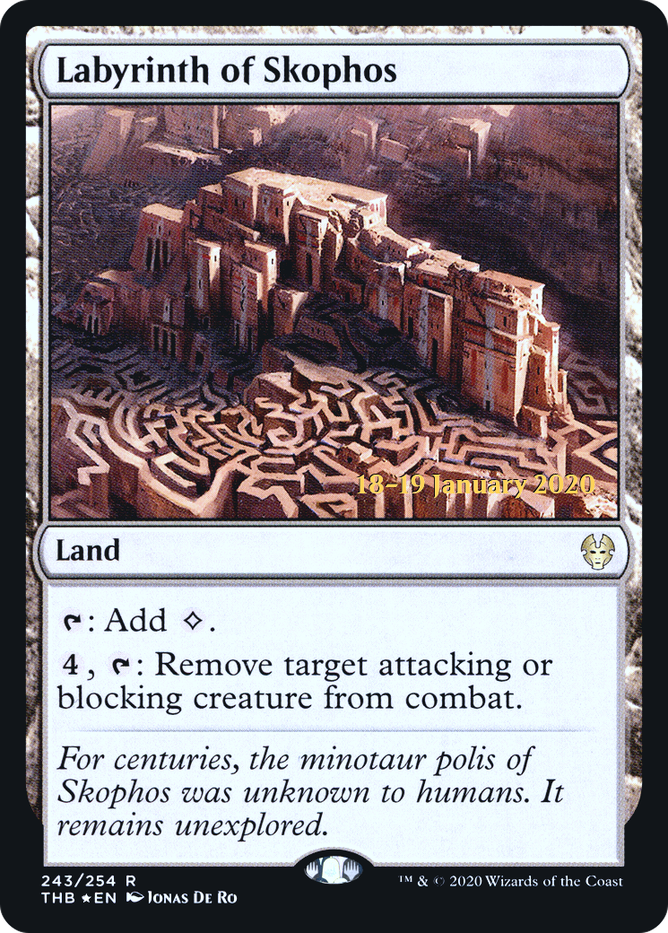 Labyrinth of Skophos (PTHB-243S) - Theros Beyond Death Promos Foil - Premium MTG Single from Wizards of the Coast - Just $2.70! Shop now at Game Crave Tournament Store