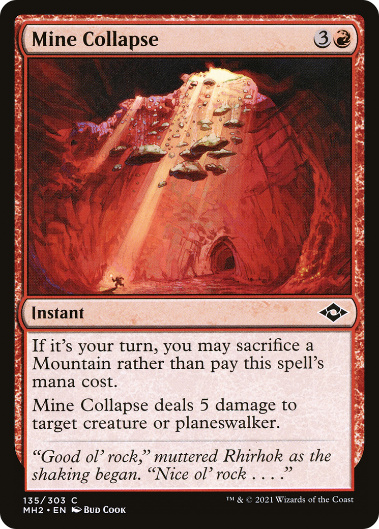 Mine Collapse (MH2-135) - Modern Horizons 2 Foil - Premium MTG Single from Wizards of the Coast - Just $0.08! Shop now at Game Crave Tournament Store