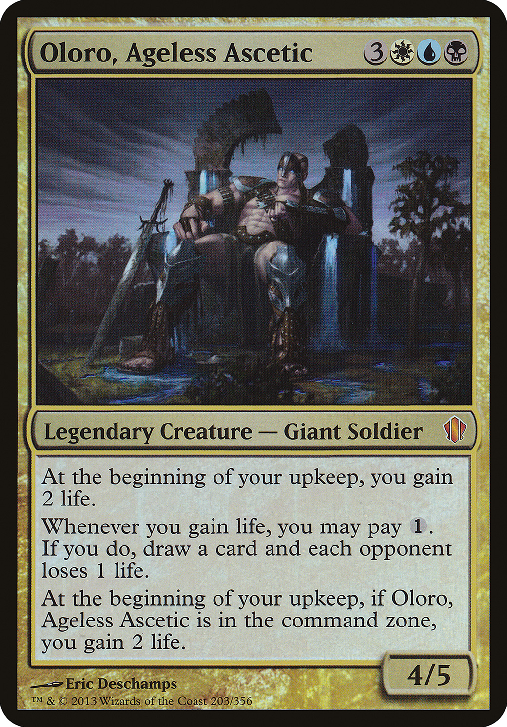Oloro, Ageless Ascetic (OC13-203) - Commander 2013 Oversized Foil - Premium MTG Single from Wizards of the Coast - Just $5.21! Shop now at Game Crave Tournament Store
