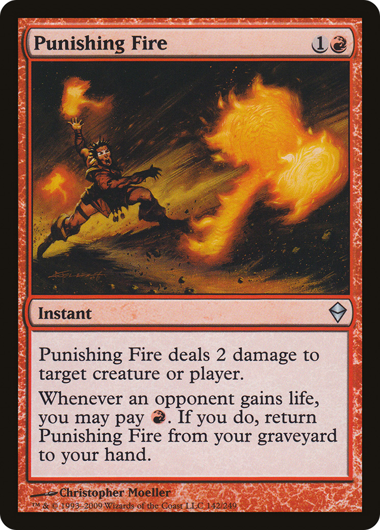 Punishing Fire (ZEN-142) - Zendikar Foil - Premium MTG Single from Wizards of the Coast - Just $3.17! Shop now at Game Crave Tournament Store