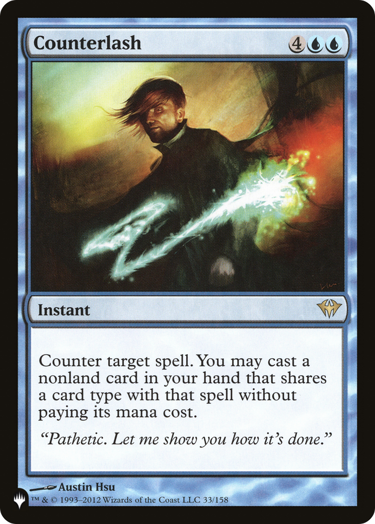 Counterlash (PLIST-1107) - The List - Premium MTG Single from Wizards of the Coast - Just $0.08! Shop now at Game Crave Tournament Store