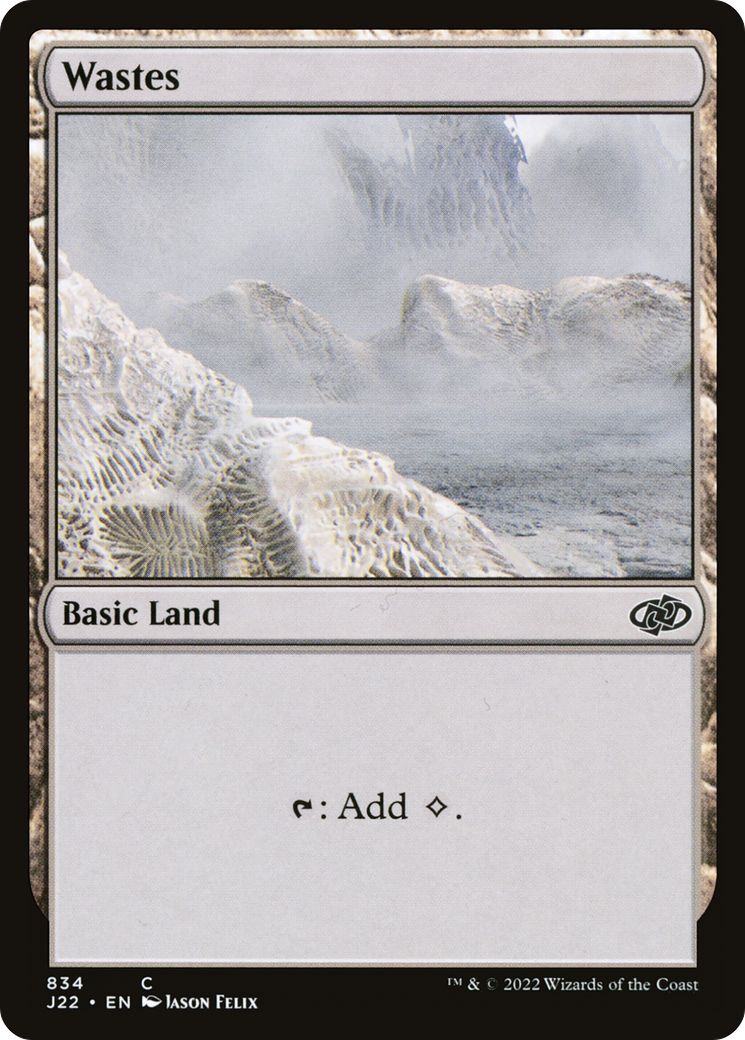 Wastes (J22-834) - Jumpstart 2022 - Premium MTG Single from Wizards of the Coast - Just $0.50! Shop now at Game Crave Tournament Store