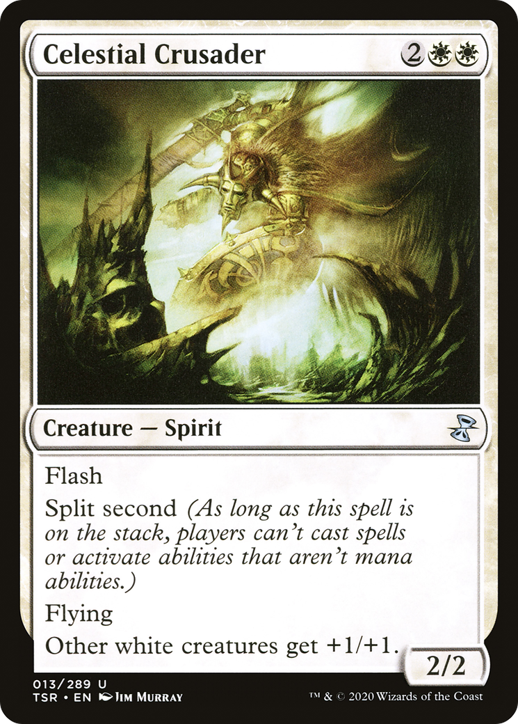 Celestial Crusader (TSR-013) - Time Spiral Remastered - Premium MTG Single from Wizards of the Coast - Just $0.08! Shop now at Game Crave Tournament Store