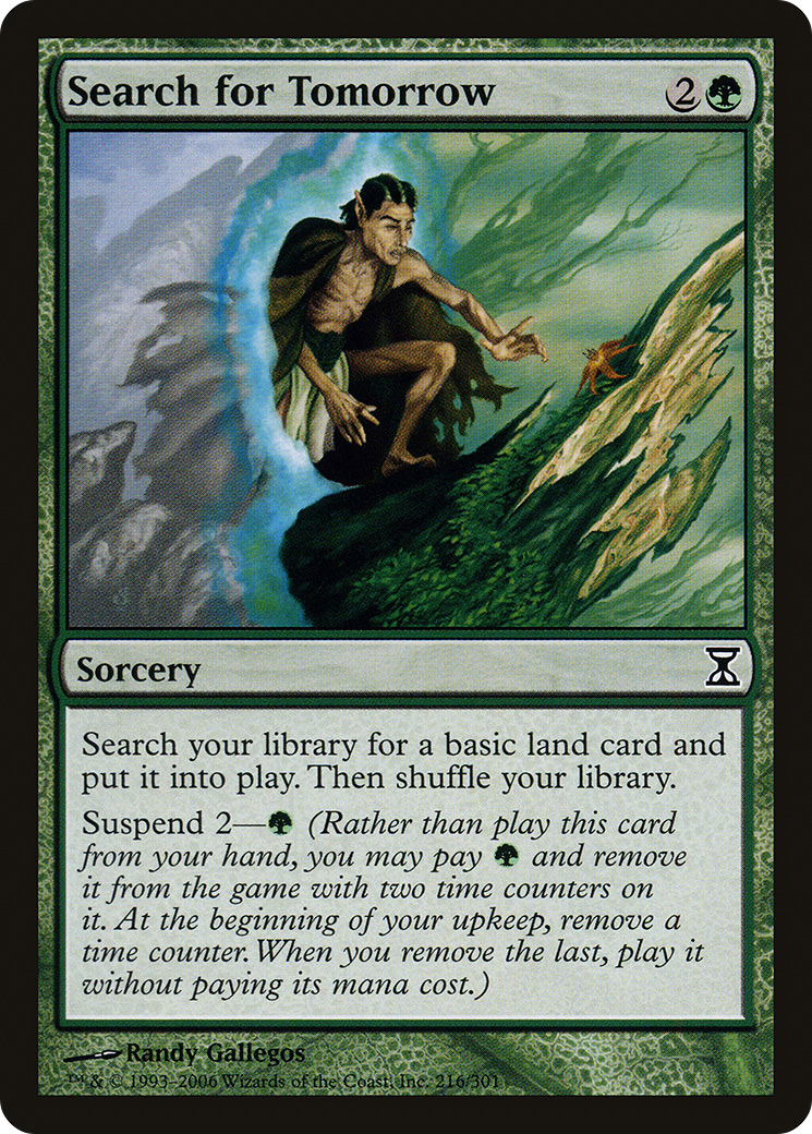Search for Tomorrow (TSP-216) - Time Spiral Foil - Premium MTG Single from Wizards of the Coast - Just $0.62! Shop now at Game Crave Tournament Store