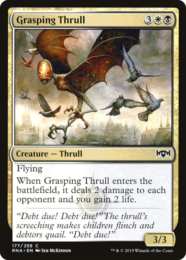 Grasping Thrull (RNA-177) - Ravnica Allegiance - Premium MTG Single from Wizards of the Coast - Just $0.08! Shop now at Game Crave Tournament Store