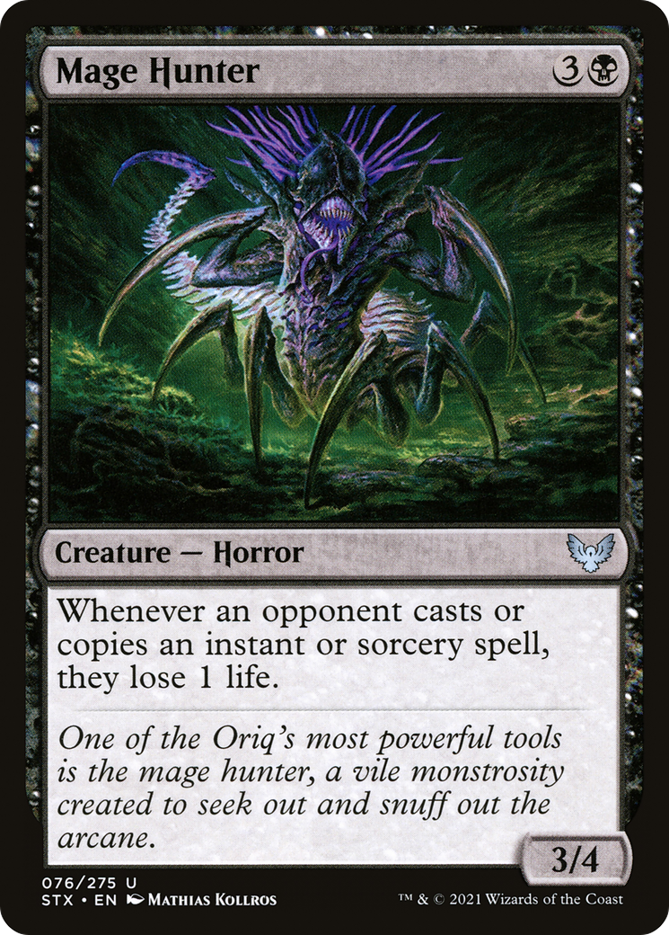 Mage Hunter (STX-076) - Strixhaven: School of Mages - Premium MTG Single from Wizards of the Coast - Just $0.08! Shop now at Game Crave Tournament Store