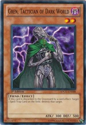 Gren, Tactician of Dark World (SDGU-EN008) - Structure Deck: Gates of the Underworld 1st Edition - Premium Yugioh Single from Konami - Just $0.09! Shop now at Game Crave Tournament Store
