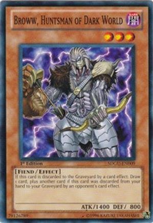 Broww, Huntsman of Dark World (SDGU-EN009) - Structure Deck: Gates of the Underworld Unlimited - Premium Yugioh Single from Konami - Just $0.25! Shop now at Game Crave Tournament Store