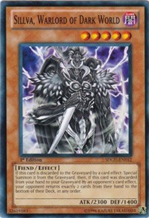 Sillva, Warlord of Dark World (SDGU-EN012) - Structure Deck: Gates of the Underworld 1st Edition - Premium Yugioh Single from Konami - Just $0.25! Shop now at Game Crave Tournament Store