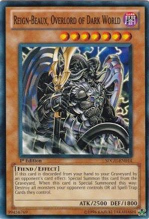 Reign-Beaux, Overlord of Dark World (SDGU-EN014) - Structure Deck: Gates of the Underworld 1st Edition - Premium Yugioh Single from Konami - Just $0.25! Shop now at Game Crave Tournament Store