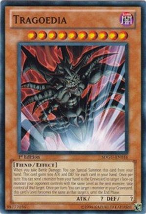 Tragoedia (SDGU-EN016) - Structure Deck: Gates of the Underworld 1st Edition - Premium Yugioh Single from Konami - Just $0.35! Shop now at Game Crave Tournament Store