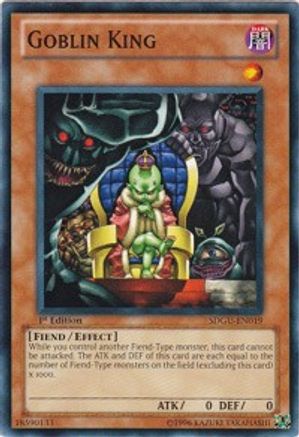 Goblin King (SDGU-EN019) - Structure Deck: Gates of the Underworld Unlimited - Premium Yugioh Single from Konami - Just $0.08! Shop now at Game Crave Tournament Store