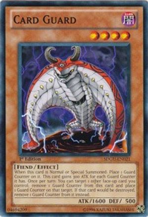 Card Guard (SDGU-EN021) - Structure Deck: Gates of the Underworld 1st Edition - Premium Yugioh Single from Konami - Just $0.26! Shop now at Game Crave Tournament Store
