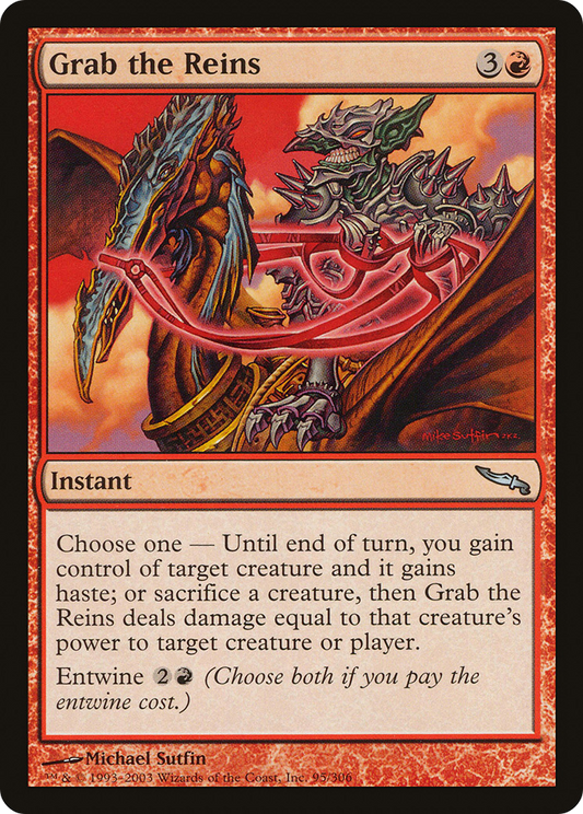 Grab the Reins (MRD-095) - Mirrodin - Premium MTG Single from Wizards of the Coast - Just $0.08! Shop now at Game Crave Tournament Store