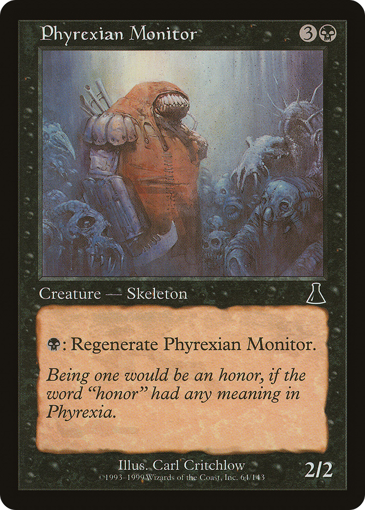 Phyrexian Monitor (UDS-064) - Urza's Destiny Foil - Premium MTG Single from Wizards of the Coast - Just $1.09! Shop now at Game Crave Tournament Store