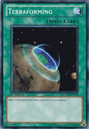 Terraforming (SDGU-EN029) - Structure Deck: Gates of the Underworld Unlimited - Premium Yugioh Single from Konami - Just $0.25! Shop now at Game Crave Tournament Store