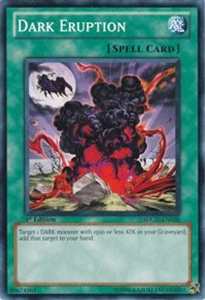 Dark Eruption (SDGU-EN030) - Structure Deck: Gates of the Underworld 1st Edition - Premium Yugioh Single from Konami - Just $0.25! Shop now at Game Crave Tournament Store