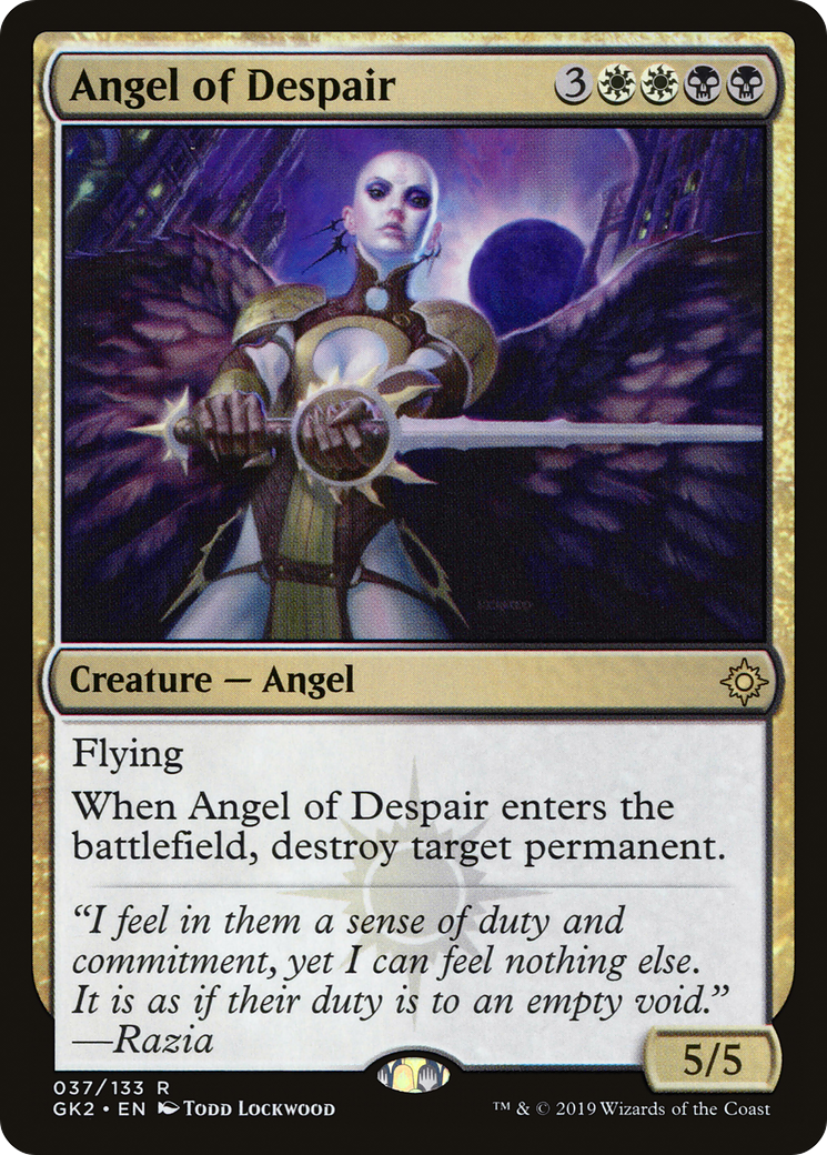 Angel of Despair (GK2-037) - RNA Guild Kit - Premium MTG Single from Wizards of the Coast - Just $0.21! Shop now at Game Crave Tournament Store