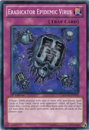 Eradicator Epidemic Virus (SDGU-EN034) - Structure Deck: Gates of the Underworld 1st Edition - Premium Yugioh Single from Konami - Just $0.26! Shop now at Game Crave Tournament Store