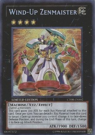 Wind-Up Zenmaister (CT08-EN002) - 2011 Collectors Tins Limited - Premium Yugioh Single from Konami - Just $0.26! Shop now at Game Crave Tournament Store