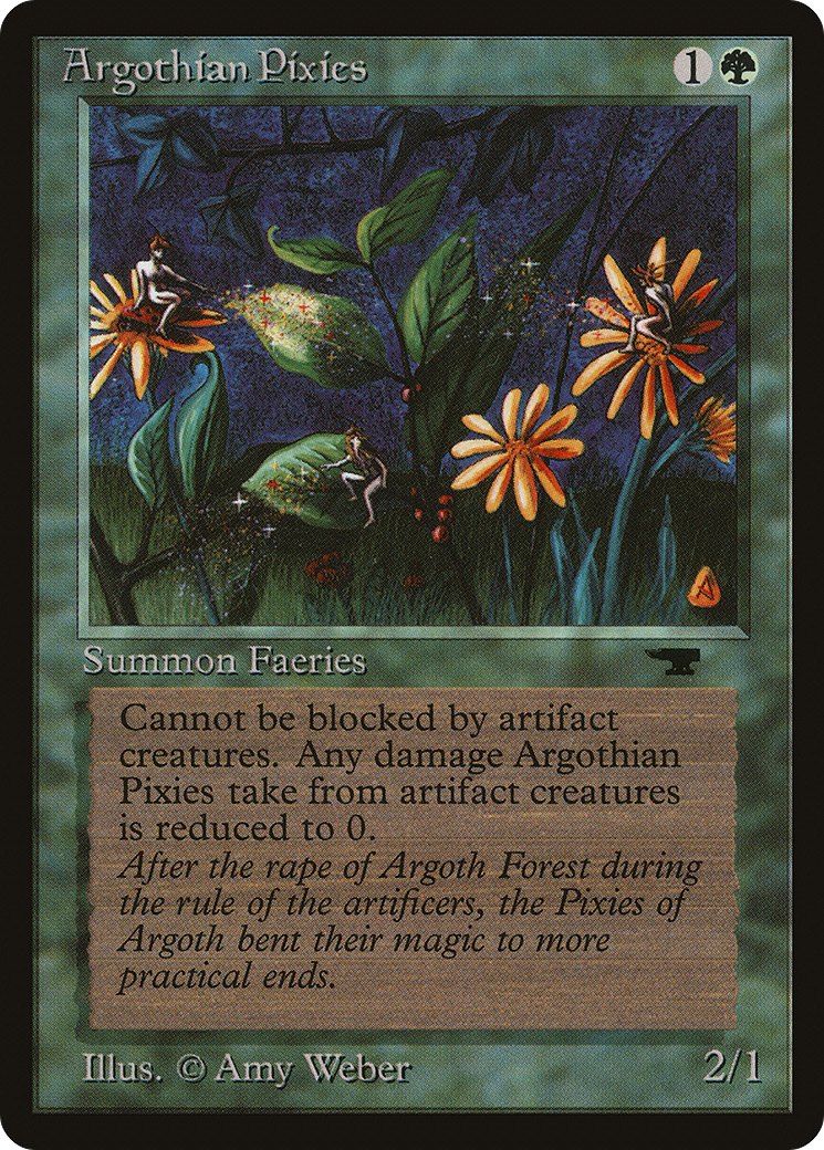 Argothian Pixies (ATQ-029) - Antiquities - Premium MTG Single from Wizards of the Coast - Just $0.36! Shop now at Game Crave Tournament Store